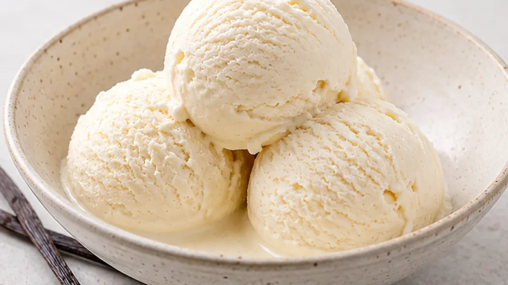 Dreamy Dairy-Free Vanilla Ice Cream! - dairy free ice cream - Dairy free ice cream: whip up this easy, creamy vanilla treat in under 15 minutes! No dairy needed