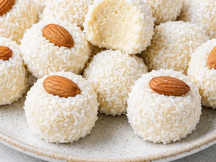 No-Bake Almond Cheesecake Truffles