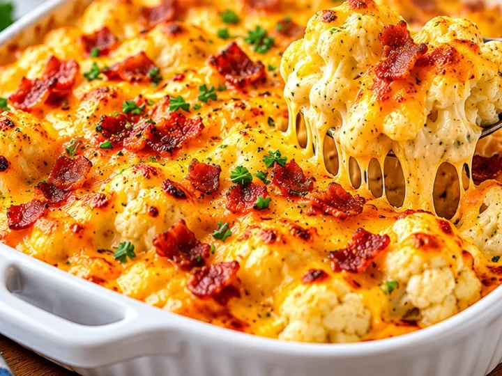 Keto Cauliflower Casserole: Cheesy Comfort Food!