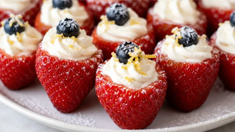 Cheesecake Stuffed Strawberries: Easy & Delicious!