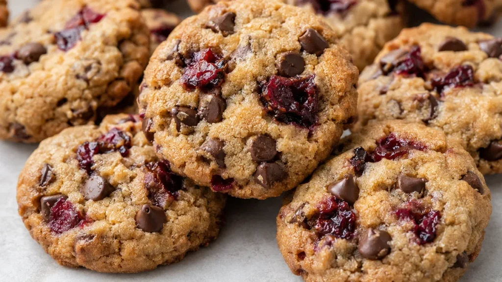Chewy Keto Cherry Chocolate Chip Cookies - cherry chocolate cookies - Cherry chocolate cookies: bake these delicious keto-friendly treats. Packed with flavor an