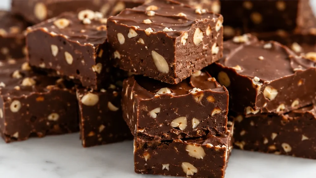 Chocolate Hazelnut Fudge - Sugar-Free Dream - Chocolate Hazelnut Fudge: Craft this unbelievably creamy, sugar-free, and keto-friendly fudge. Perfect for a guilt