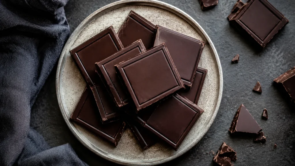 Editorial photo of chocolate in keto
