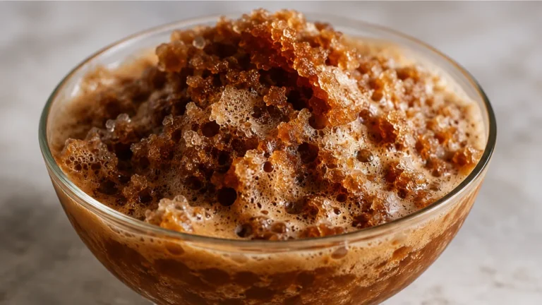 Frothy Coffee Granita: Sugar-Free Chill