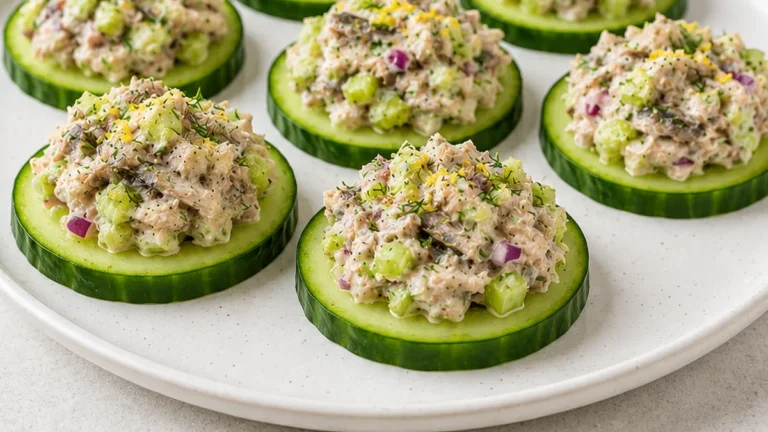Keto Cucumber Sardine Stacks: Your New Go-To Snack!