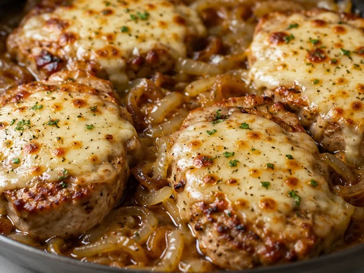 French Onion Pork Chops: Comfort Meal!
