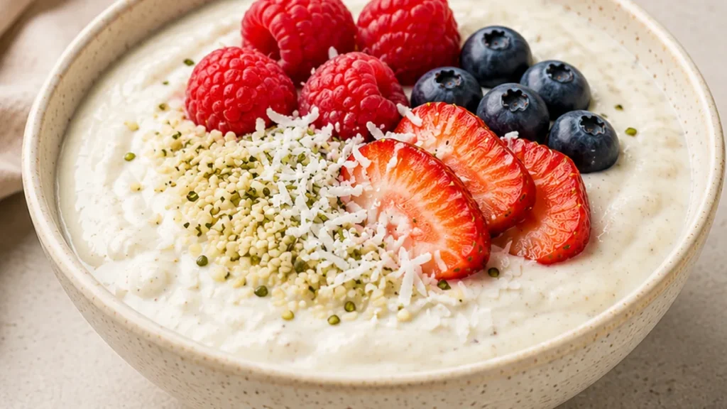 Creamy Keto Hemp Yogurt: Breakfast Game-Changer! - hemp seed yogurt - Hemp seed yogurt: enjoy this creamy, delicious, and easy-to-make vegan keto recipe. Perfec
