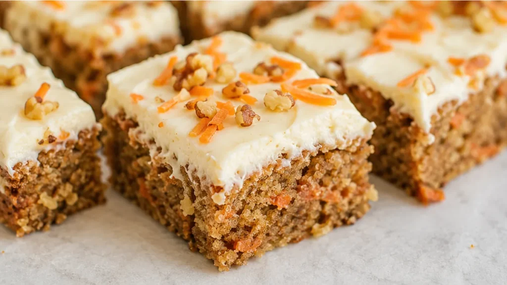 Keto Carrot Cake Bars: Guilt-Free Bliss - Keto carrot cake: bake these moist and flavorful bars with a creamy cheesecake swirl. Perfect for a low-carb treat, si
