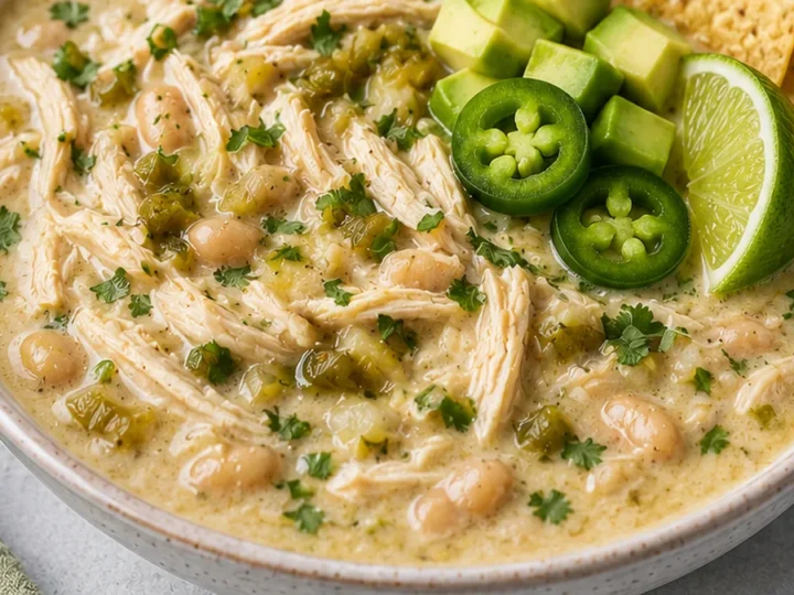 Creamy Keto White Chicken Chili Recipe