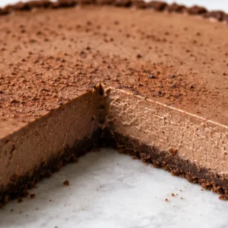 ️ Keto Cold Brew Coffee Pie - keto coffee pie - Keto Coffee Pie: whip up this creamy, low-carb cold brew coffee pie. With an almond chocolate crust, it's a perf