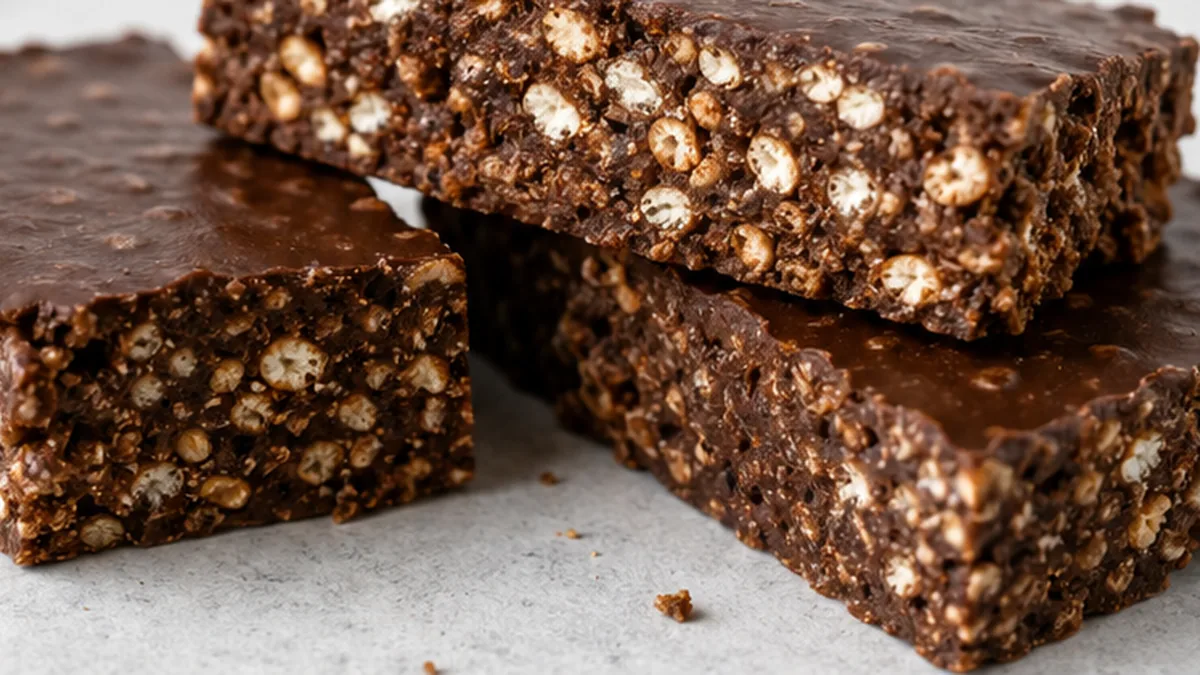 Keto Chocolate Crunch Bars: Guilt-Free Treat! - keto crunch bars - Keto crunch bars: craft these amazing no-bake treats with rich chocolate and crispy cereal. A