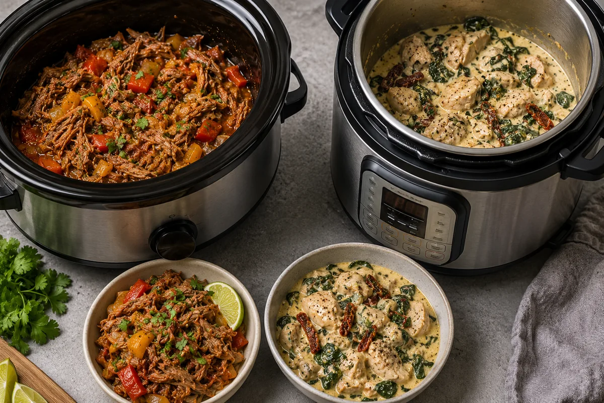 Keto dinner ideas — Slow Cooker and Instant Pot Dinners