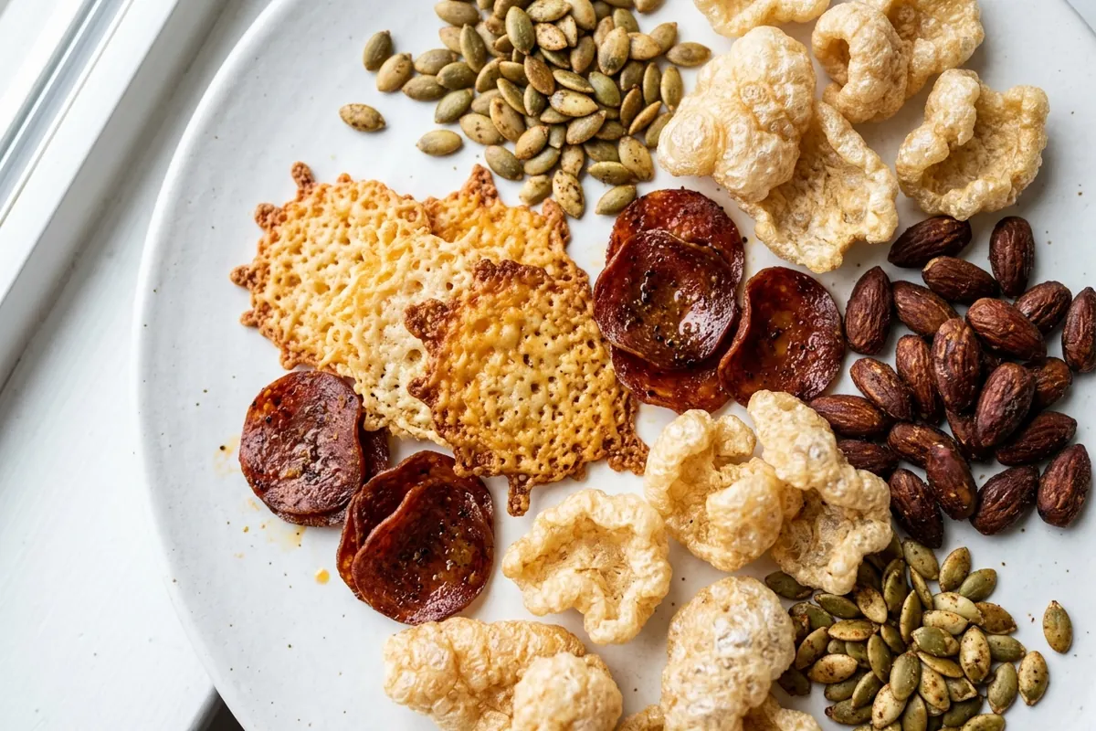 Salty and Crunchy Keto Snacks Keto friendly snacks — Salty and Crunchy Keto Snacks