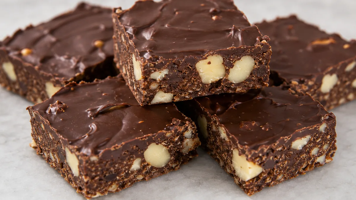 Keto Chocolate Macadamia Bars! - keto macadamia bars - Keto Macadamia Bars: enjoy these rich, low-carb chocolate macadamia treats. Master a guilt-free dessert t