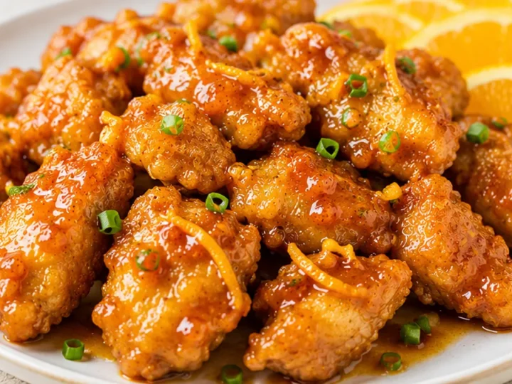 Crispy Keto Orange Chicken: Tangy & Juicy!