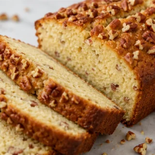 Indulge in Dreamy Keto Butter Pecan Pound Cake! - keto pound cake - Keto pound cake: bake this incredibly moist and flavorful butter pecan pound cake. Loaded wi