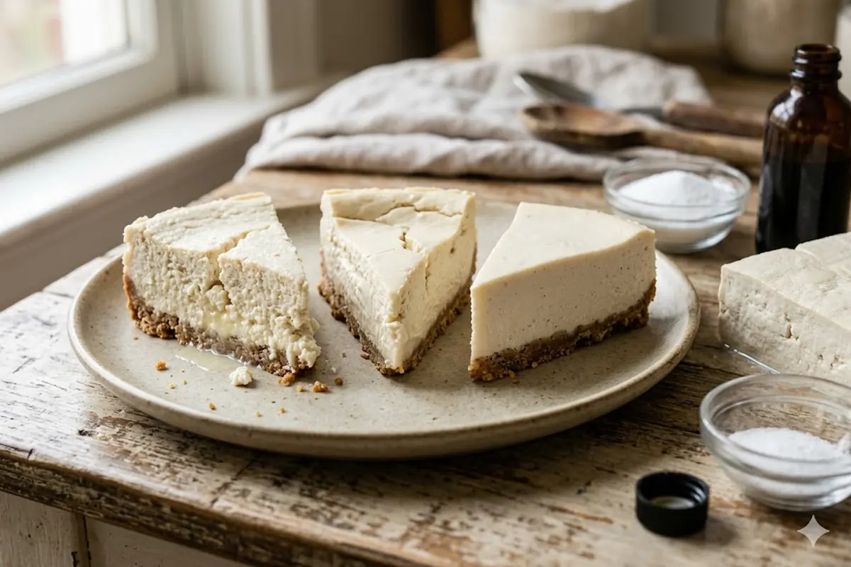 Troubleshooting: match the symptom to the cause Keto tofu cheesecake -creamcheese — Troubleshooting: match the symptom to the cause