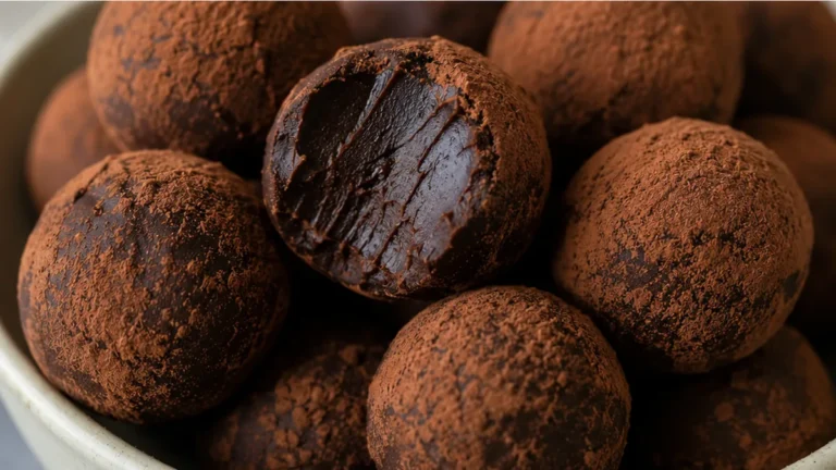 Keto Chocolate Espresso Truffles
