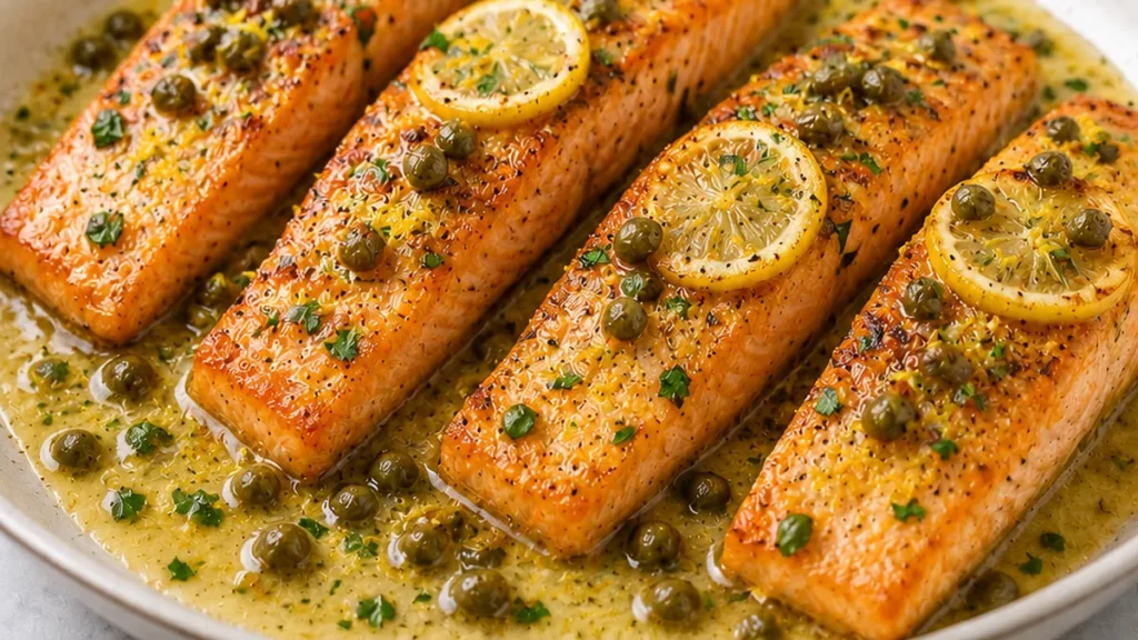 Crispy Pan-Fried Salmon: Simple & Delicious! - pan fried salmon - Pan fried salmon: master perfectly flaky and juicy salmon with a crispy crust in under 20 minu