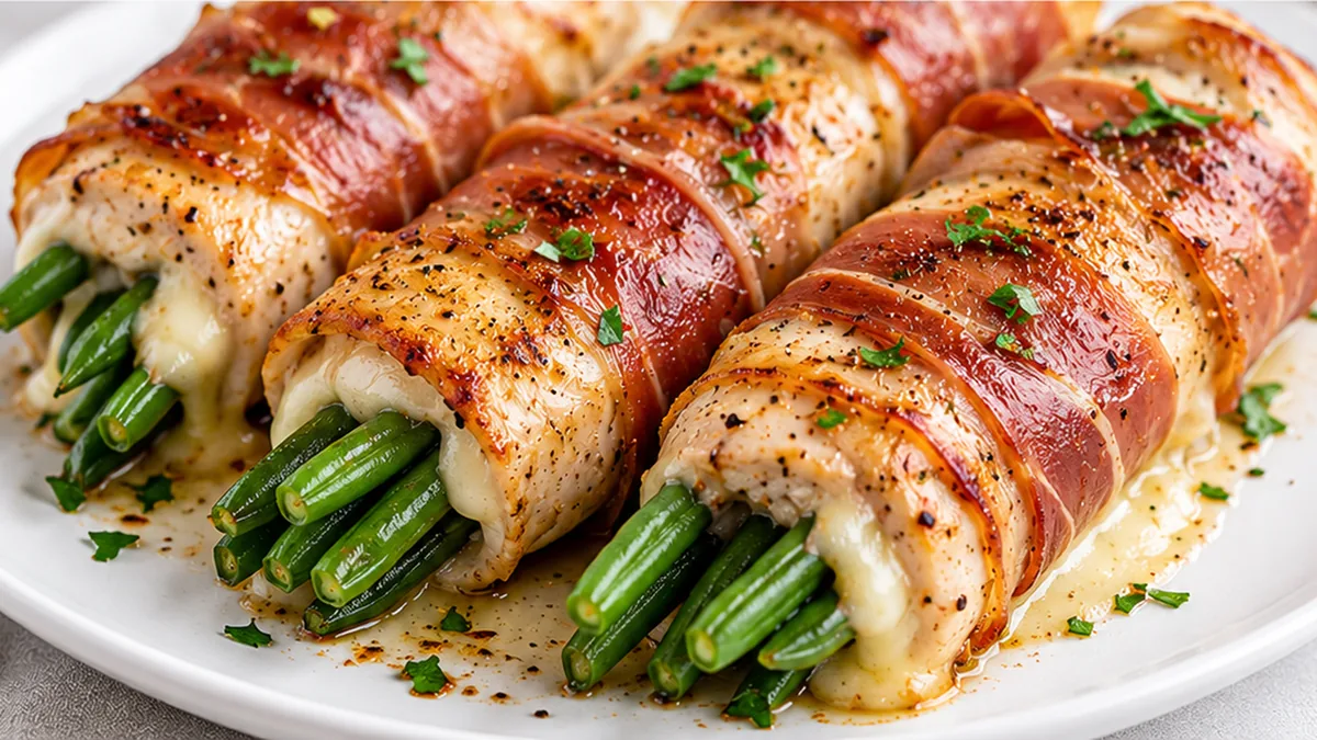 Prosciutto-Wrapped Chicken: The Ultimate Comfort Food! - prosciutto chicken - Prosciutto chicken: craft this amazing dish with tender chicken, Swiss cheese, and