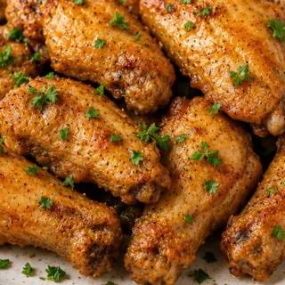 Crispy Salt & Vinegar Wings - salt vinegar wings - Salt vinegar wings: master this incredible recipe for tangy, crispy baked chicken wings. Perfect for appetize