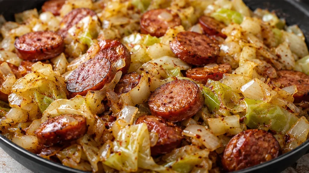 One-Pan Sausage & Cabbage Feast! - sausage cabbage - Sausage cabbage: enjoy this incredibly easy and flavorful one-pan bake. Perfect for a quick weeknight dinne