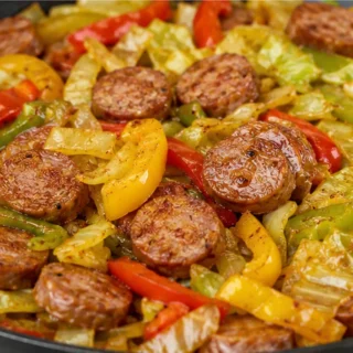 ️ Sausage & Peppers Skillet Dinner - sausage peppers - Sausage peppers: make this hearty, flavorful one-pan meal in under 30 minutes. Perfect for a quick, satis