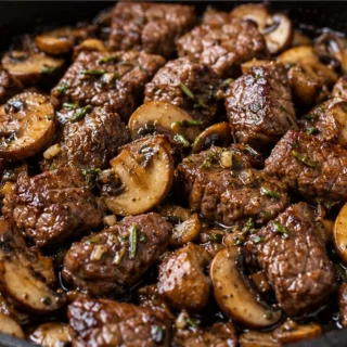 Sizzling Steak & Mushroom Skillet: Dinner Done Right! - steak mushroom - Steak Mushroom Skillet: master this incredible recipe featuring tender steak and savory