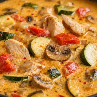 Creamy Thai Curry Chicken Soup – Your New Favorite! - thai chicken soup - Thai chicken soup: make this incredibly flavorful and comforting soup in under 30 minu
