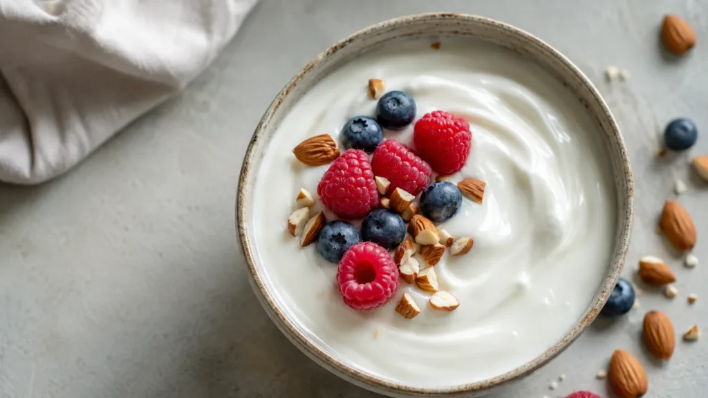 Editorial photo of yogurt in keto diet