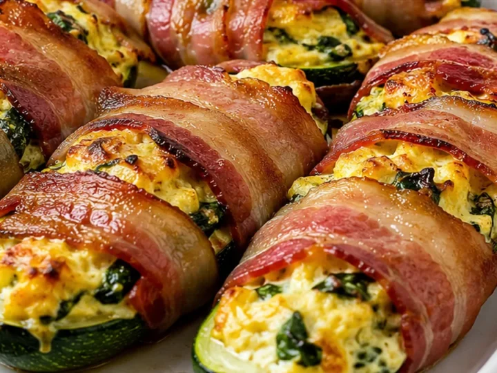 Zucchini Boats: Bacon-Wrapped Brunch Bliss!