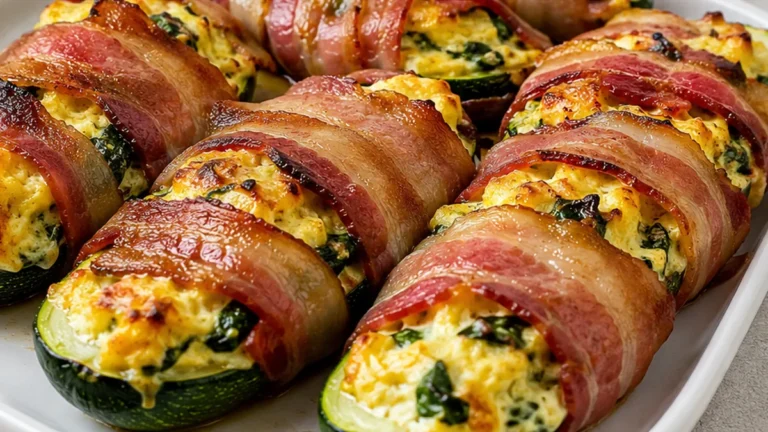 Zucchini Boats: Bacon-Wrapped Brunch Bliss!