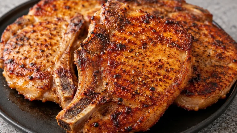 Crispy Air Fryer Pork Chops in Minutes!
