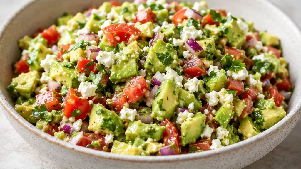 Avocado Feta Salsa: Fresh & Creamy Dip! Avocado Feta Salsa: whip up this fresh and creamy dip in minutes. Perfect for parties, enjoy with tortilla chips or as a
