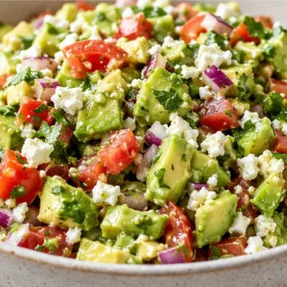 Avocado Feta Salsa: Fresh & Creamy Dip! Avocado Feta Salsa: whip up this fresh and creamy dip in minutes. Perfect for parties, enjoy with tortilla chips or as a
