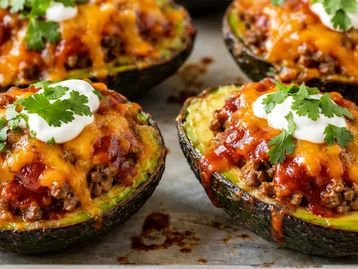 Baked Stuffed Avocados: Taco Night Obsession!