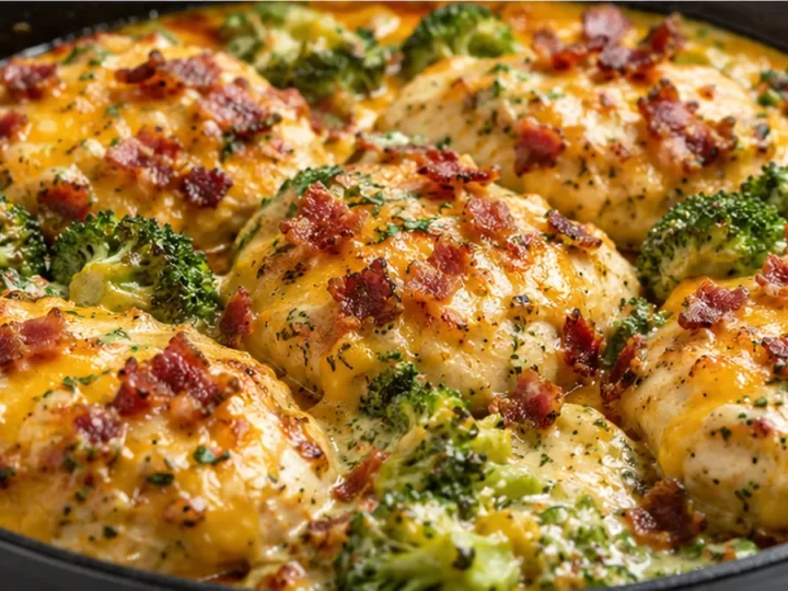 OMG! Cheesy Bacon Broccoli Chicken will blow your mind!