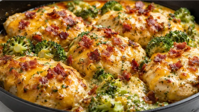 OMG! Cheesy Bacon Broccoli Chicken will blow your mind!