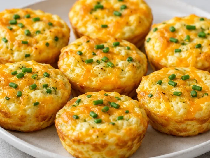 ” Fluffy Cottage Cheese Egg Bites