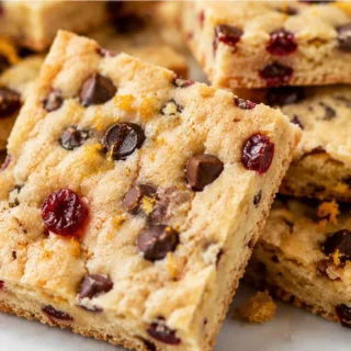 Keto Cranberry Orange Shortbread Bliss - cranberry shortbread - Cranberry shortbread: bake this delicious keto, sugar-free recipe featuring bright orange zest.