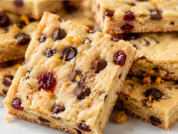 Keto Cranberry Orange Shortbread Bliss
