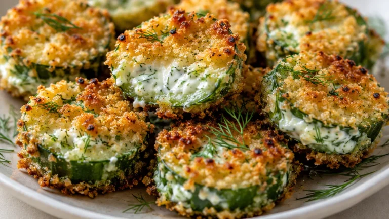 Crispy Cucumber Dill Bites: Your New Favorite Snack!