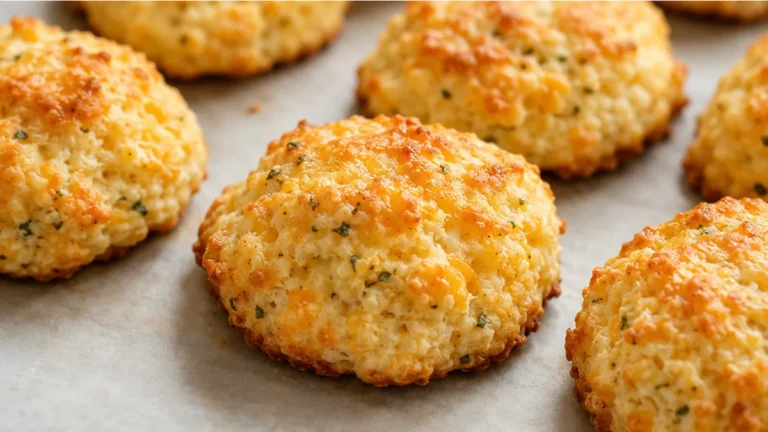 Fluffy Keto Cheddar Biscuits