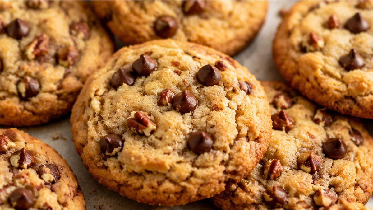 Keto Coconut Pecan Chocolate Chip Cookies - keto cowboy cookies - Keto Cowboy Cookies: whip up these amazing chewy, low-carb treats. Packed with coconut, pecans