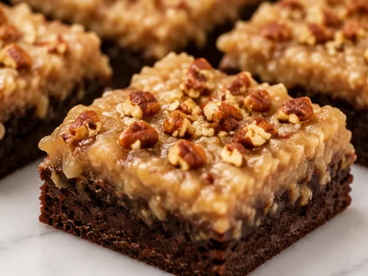 Keto German Chocolate Brownies