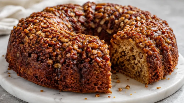 Keto Pecan Pie Bundt Cake