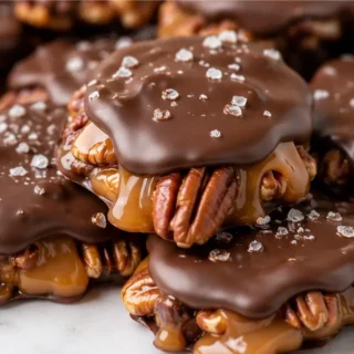 Keto Pecan Turtles: Chewy, Dreamy, Sugar-Free! Keto Pecan Turtles: make these irresistible sugar-free treats. Enjoy chewy caramel, crunchy pecans, and rich dark