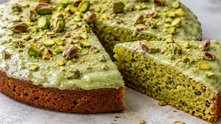 Keto Pistachio Cake: Dream Dessert!