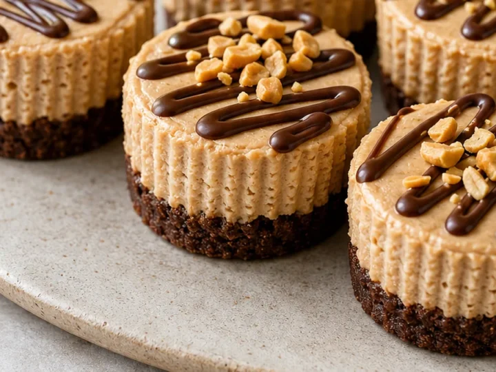 Keto Peanut Butter Cheesecakes