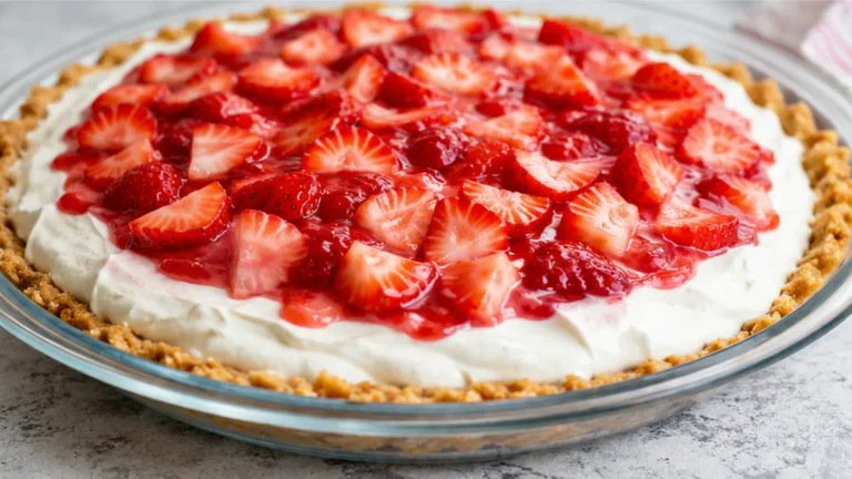 Keto Strawberry Cream Pie: No-Bake Bliss!